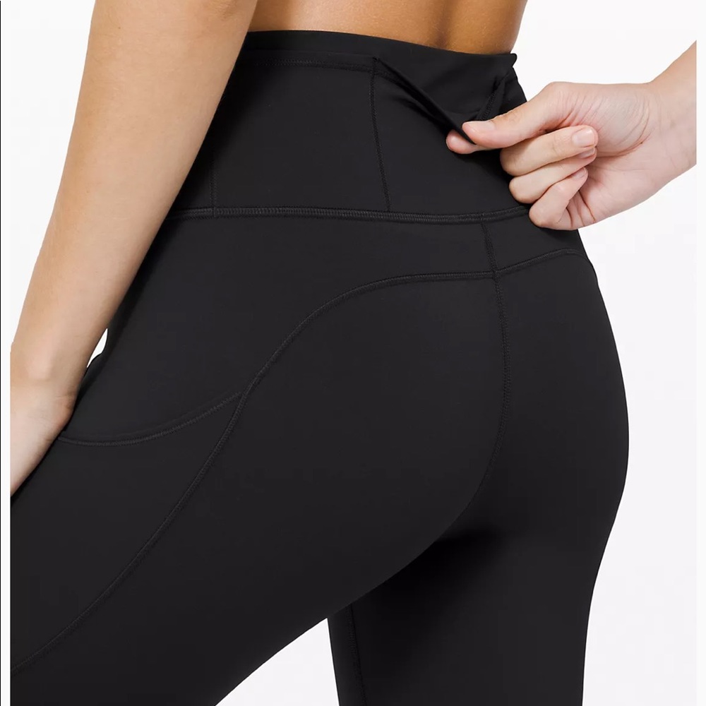 Lululemon 25” fast and free high rise thigh sz 10